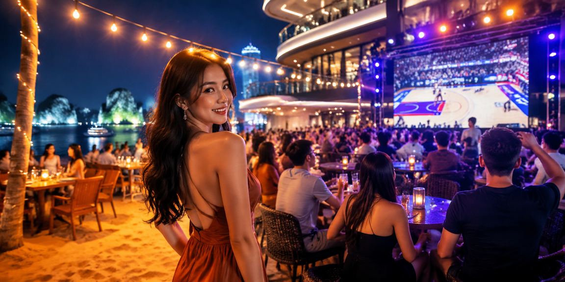 Người chơi thư giãn với điện thoại trong không gian giải trí yên tĩnh tại Việt Nam
